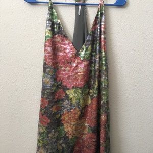 Free people Sequins dress floral